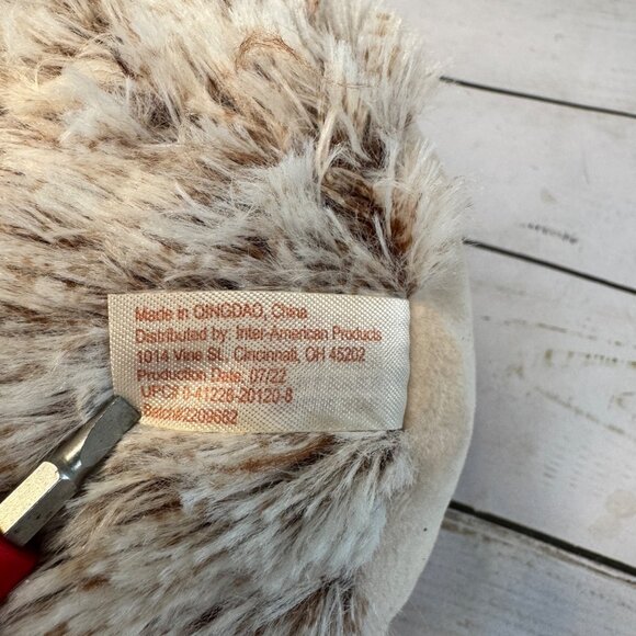 Hug Me Hedgehog Plush Stuffed Animal Red Heart Nose 7" Inter-American Products - Picture 5 of 6